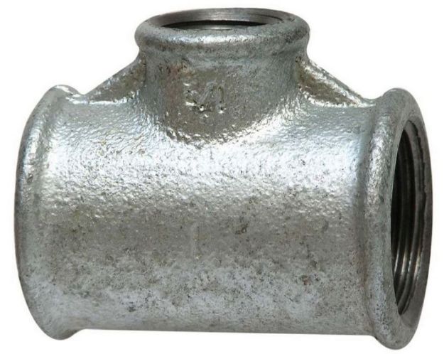 Kép 4˝*5/4˝*4˝ 130R.sz. szűkített T-idom, horganyzott