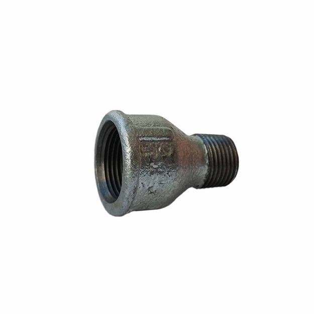 Kép Horganyzott temperöntvény szűkítő 1" - 1/2" B-K