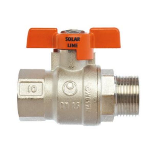 Kép 3/4˝ 441/A tip. SZOLÁR gömbcsap FIX-KB, T-fogantyús