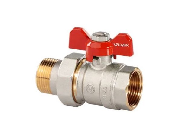 Kép Valvex ORO 3/4˝ FŰTÉSI golyóscsap KB, hollandis, T-fogantyús PN 16, 120°C