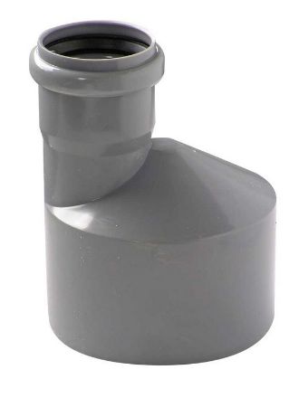 Mutassa a/az PVC 110/63 tokos lefolyócső szűkítő idom részleteit Kép PVC 110/63 tokos lefolyócső szűkítő idom