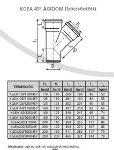 Kép KG 200/160/45° csatornaágidom