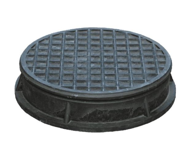 Kép PipeLife D160 PVC fedlap zöldterületi tisztítónyíláshoz