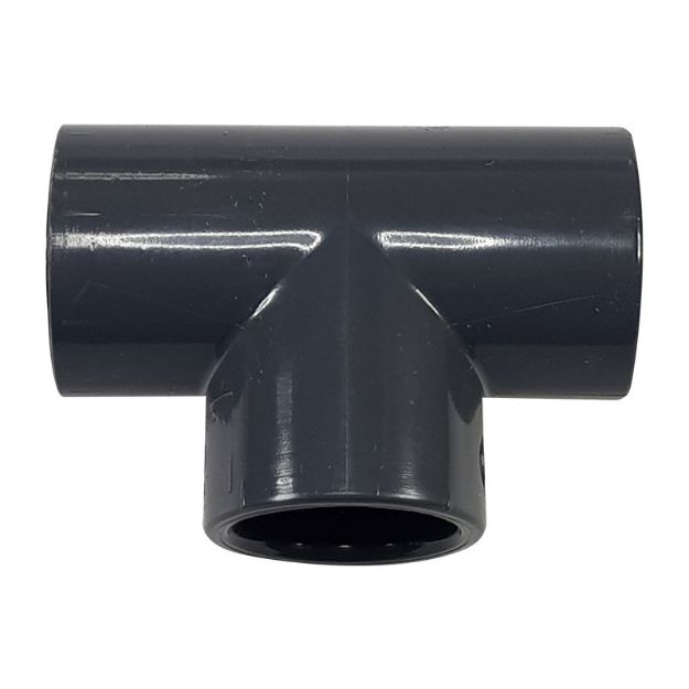 Kép PVC-U T-idom 40-40-40mm, ragasztható nyomócső idom