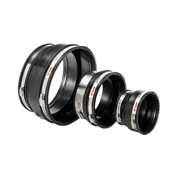 Kép (VAC1362) Polypipe D121-136 / 100-115 gumimandzsetta szűkítő, 100mm