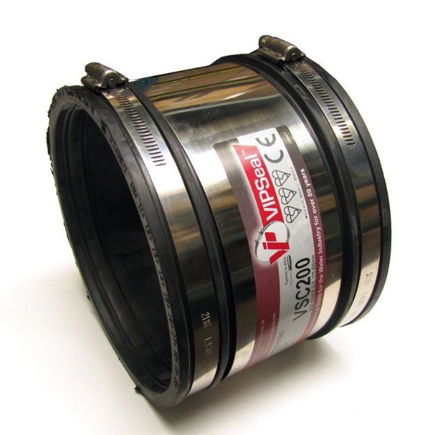 Kép (VDC250) Polypipe D225-250 gumimandzsetta, 150mm