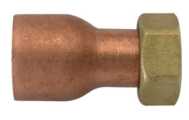 Kép Forrasztható réz félhollandi 22mm -3/4" BM