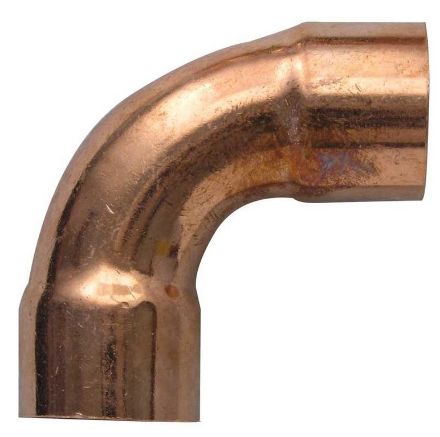 Mutassa a/az Forrasztható réz ív 22mm, BB, 90° részleteit Kép Forrasztható réz ív 22mm, BB, 90°