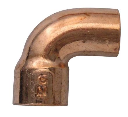 Mutassa a/az Forrasztható réz könyök 18mm, KB, 90° részleteit Kép Forrasztható réz könyök 18mm, KB, 90°