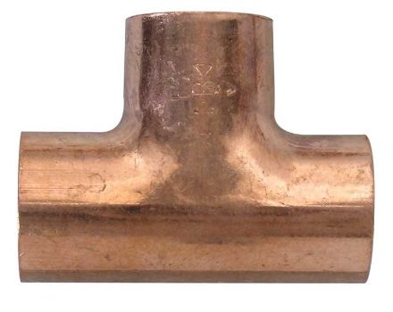 Mutassa a/az Forrasztható réz T-idom 28mm, T idom 28-28-28 részleteit Kép Forrasztható réz T-idom 28mm, T idom 28-28-28