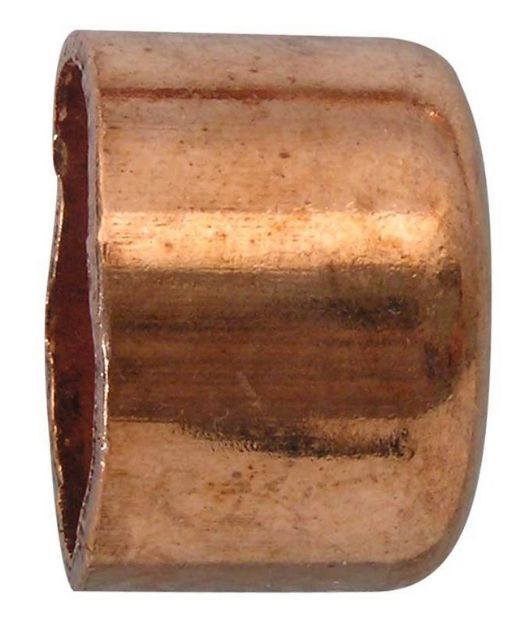 Kép Forrasztható réz kupak 28mm