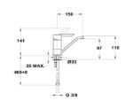 Kép Mambó-5 mosdó csaptelep (150-0051-00)