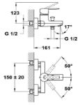 Kép Mode kádtöltő csaptelep (151-0046-10)