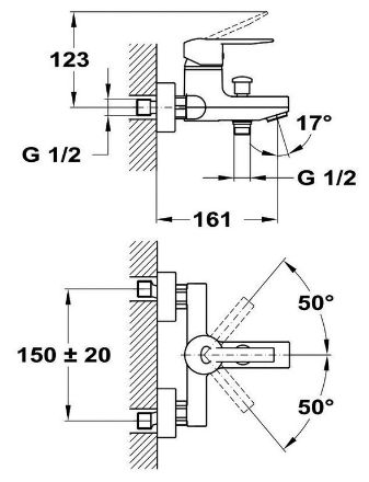 Mutassa a/az Mode kádtöltő csaptelep (151-0046-10) részleteit Kép Mode kádtöltő csaptelep (151-0046-10)
