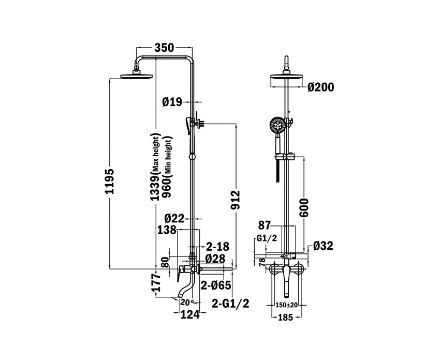 Mutassa a/az Mofém Zenit zuhanyrendszer, kádtöltő csapteleppel állítható teleszkópos felszállócsővel, alsó kifolyócsővel 153-1901-02 részleteit Kép Mofém Zenit zuhanyrendszer, kádtöltő csapteleppel állítható teleszkópos felszállócsővel, alsó kifolyócsővel 153-1901-02