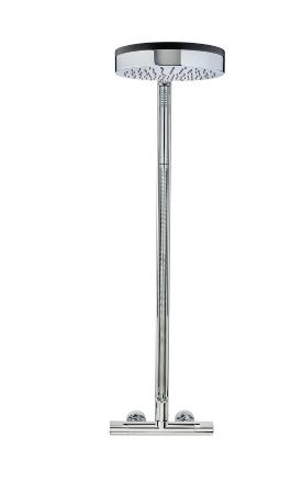 Mutassa a/az Teka 180°  Dual Control zuhanyrendszer rejtett kézizuhannyal részleteit Kép Teka 180°  Dual Control zuhanyrendszer rejtett kézizuhannyal