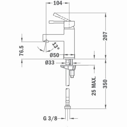 Mutassa a/az Teka ALAIOR XL mosdó csaptelep 22.346.02.00 (223460200) részleteit Kép Teka ALAIOR XL mosdó csaptelep 22.346.02.00 (223460200)