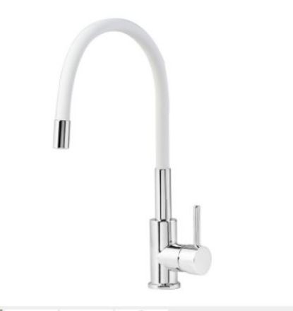 Mutassa a/az Mofém Junior EVO Infinite fehér mosogató csaptelep  részleteit Kép Mofém Junior EVO Infinite fehér mosogató csaptelep