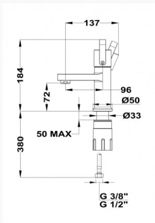 Mutassa a/az Teka LAVI Mosdó csaptelep M króm részleteit Kép Teka LAVI Mosdó csaptelep M króm