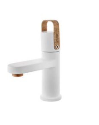 Mutassa a/az Teka LAVI mosdó csaptelep M fehér/amazonas tölgy részleteit Kép Teka LAVI mosdó csaptelep M fehér/amazonas tölgy