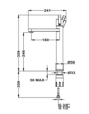 Mutassa a/az Teka LAVI mosdó csaptelep XL fehér/ amazonas tölgy részleteit Kép Teka LAVI mosdó csaptelep XL fehér/ amazonas tölgy