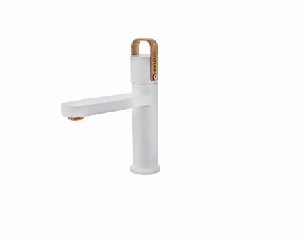 Mutassa a/az Teka LAVI mosdó csaptelep L fehér/amazonas tölgy részleteit Kép Teka LAVI mosdó csaptelep L fehér/amazonas tölgy