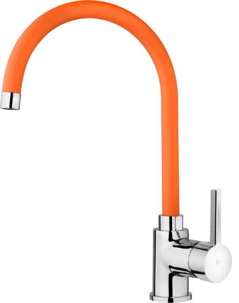Kép Teka Alaior SP 995 narancssárga álló mosogató csaptelep 55.995.02.0FA