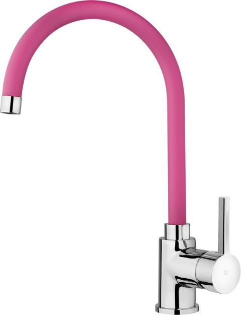Kép Teka Alaior SP 995 rózsaszín álló mosogató csaptelep 55.995.02.0FP
