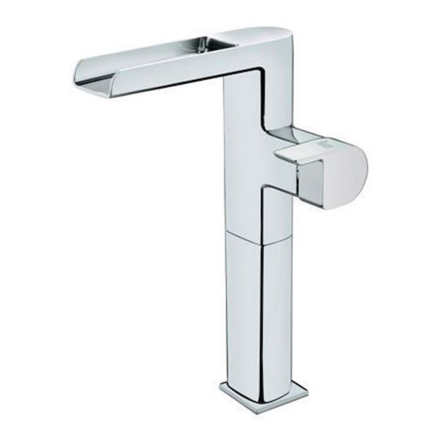 Kép Teka FORMENTERA mosdó csaptelep nyitott cascade kifolyócsővel 62.311.02.00 (623110200)
