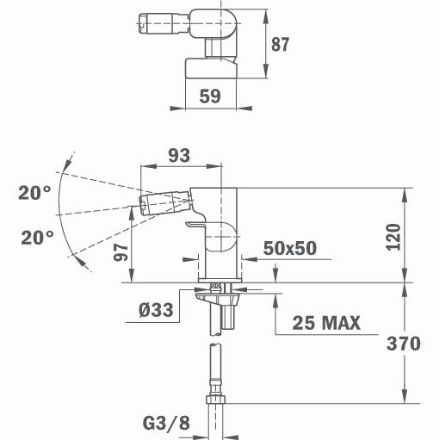 Mutassa a/az Teka FORMENTERA bidé csaptelep 62.626.02.00 (626260200) részleteit Kép Teka FORMENTERA bidé csaptelep 62.626.02.00 (626260200)