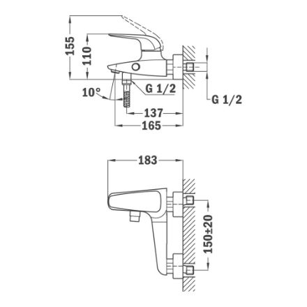 Mutassa a/az Teka ITACA kádtöltő csaptelep 67.121.02.00 (671210200) részleteit Kép Teka ITACA kádtöltő csaptelep 67.121.02.00 (671210200)