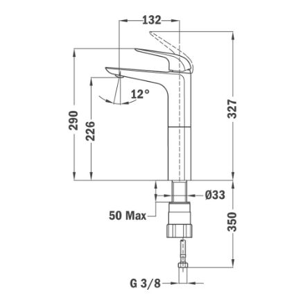 Mutassa a/az Teka ITACA XL magasított mosdó csaptelep 67.366.02.00 (673660200) részleteit Kép Teka ITACA XL magasított mosdó csaptelep 67.366.02.00 (673660200)
