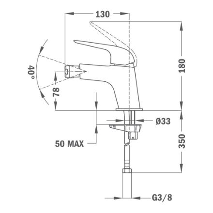 Mutassa a/az Teka ITACA bidé csaptelep 67.626.02.00 (676260200) részleteit Kép Teka ITACA bidé csaptelep 67.626.02.00 (676260200)