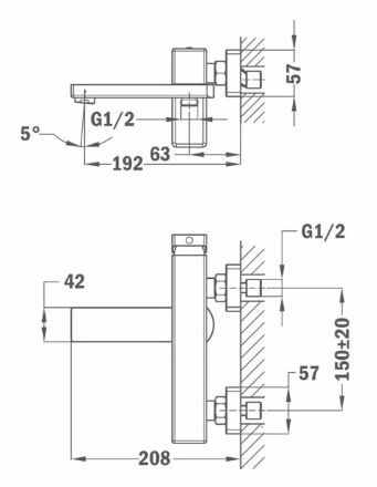 Mutassa a/az Teka SOLLER fekete süllyesztett zuhany csaptelep, két utas, (zuhanyszett nélkül) részleteit Kép Teka SOLLER fekete süllyesztett zuhany csaptelep, két utas, (zuhanyszett nélkül)