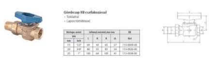 Mutassa a/az Mofém 1/2˝ KB hollandis gömbcsap (AHA) részleteit Kép Mofém 1/2˝ KB hollandis gömbcsap (AHA)