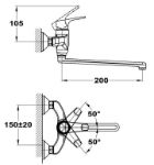 Kép Junior EVO mosogató csaptelep (152-0047-00)