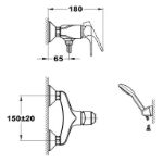 Kép Junior EVO zuhany csaptelep (153-0047-10)