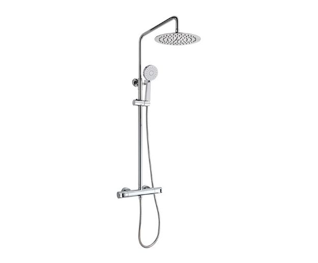 Kép Mofém EVO X zuhanyrendszer, Dual control csapteleppel állítható teleszkópos felszállócsővel  153-0049-00