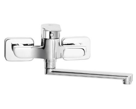 Mutassa a/az Mofém Trend Plus fali mosogató csaptelep (152-1551-06) részleteit Kép Mofém Trend Plus fali mosogató csaptelep (152-1551-06)