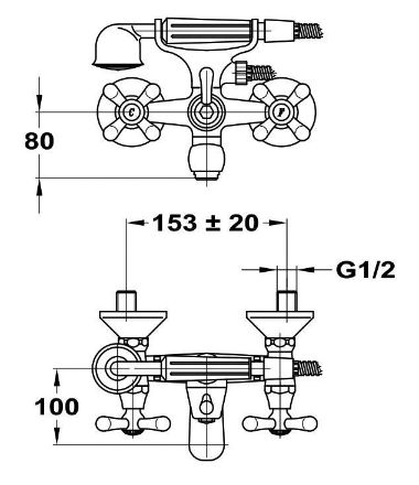 Mutassa a/az TREFF kádtöltő csaptelep (141-0013-30) részleteit Kép TREFF kádtöltő csaptelep (141-0013-30)