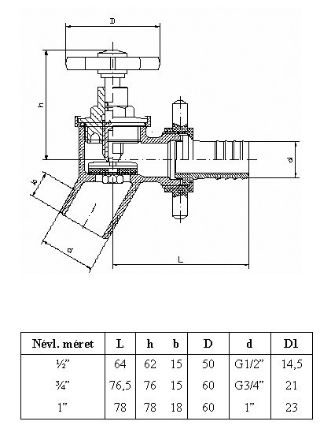 Mutassa a/az 1/2˝ kerti locsolószelep (111-0001-00) részleteit Kép 1/2˝ kerti locsolószelep (111-0001-00)