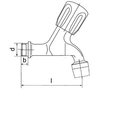 Mutassa a/az 3/4˝ kifolyószelep (162-0006-00) részleteit Kép 3/4˝ kifolyószelep (162-0006-00)
