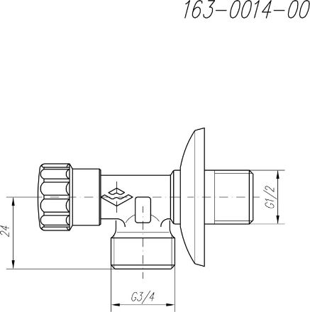 Mutassa a/az 1/2˝-3/4˝ mosógéptöltő sarokszelep (163-0014-00) részleteit Kép 1/2˝-3/4˝ mosógéptöltő sarokszelep (163-0014-00)