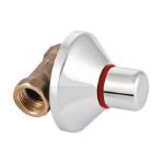 Kép Mofém 1/2˝ csempeszelep, piros 164-0015-00