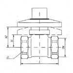 Kép 3/4˝ csempeszelep (164-0017-00)