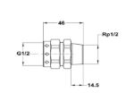 Kép 1/2" hőhatásra záró szelep (230-0079-07)