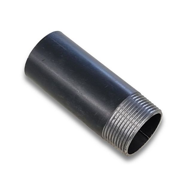 Kép Fekete hegeszthető menetvég 1/2", 75 mm hosszú