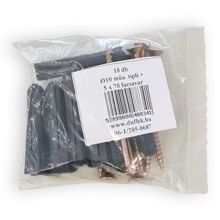 Mutassa a/az D10 / 5*70 müa. tipli + facsavar részleteit Kép D10 / 5*70 müa. tipli + facsavar