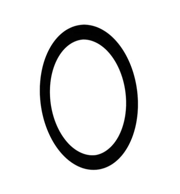 Kép 18mm * 12mm * 2 mm gumitömítés, 1/2˝ bekötőcsőhöz