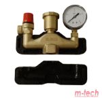 Kép m-tech UniTherm biztonsági szerelvénycsoport 1" fűtésre, sárgaréz